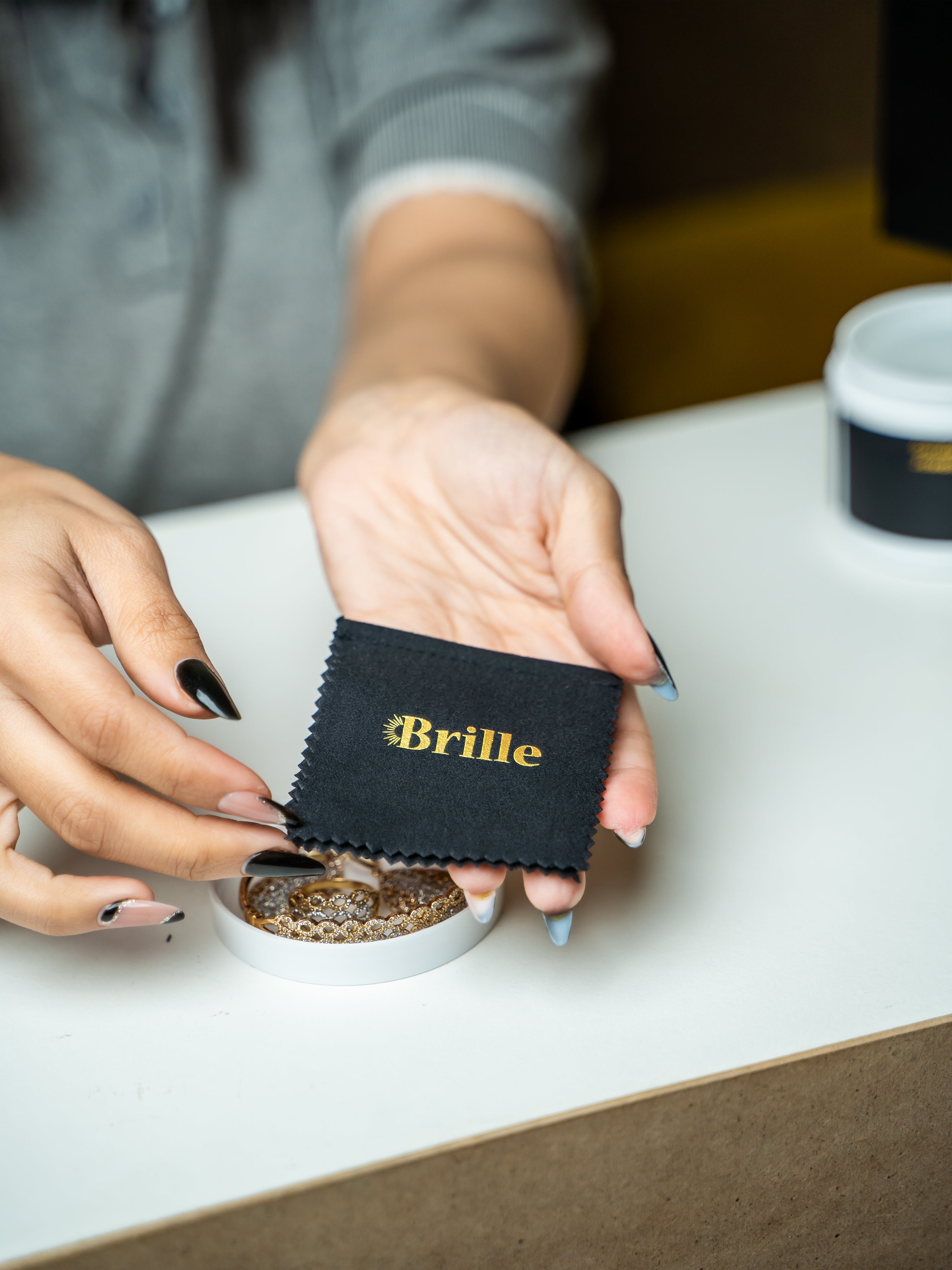 قماش سحري لطيف - ذهبي وفضي